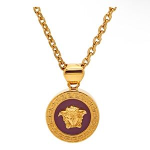 Versace Bordeaux Medusa
Greca Coin Necklace